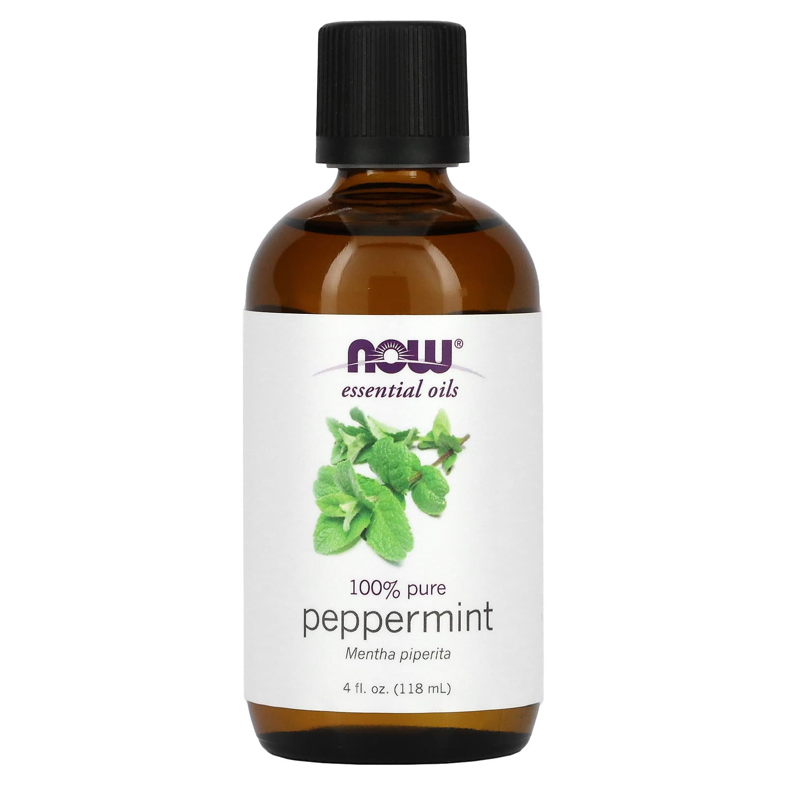 NOW Foods-Essential Oils-Peppermint-4 fl oz (118 ml)