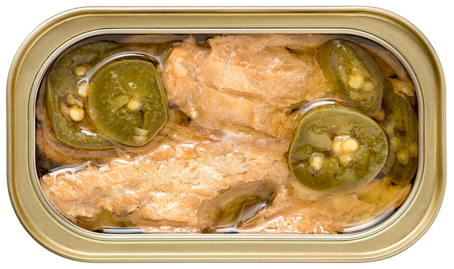 King Oscar, Royal Fillets, Mackerel With Jalapeno Peppers, 4.05 oz (115 g)