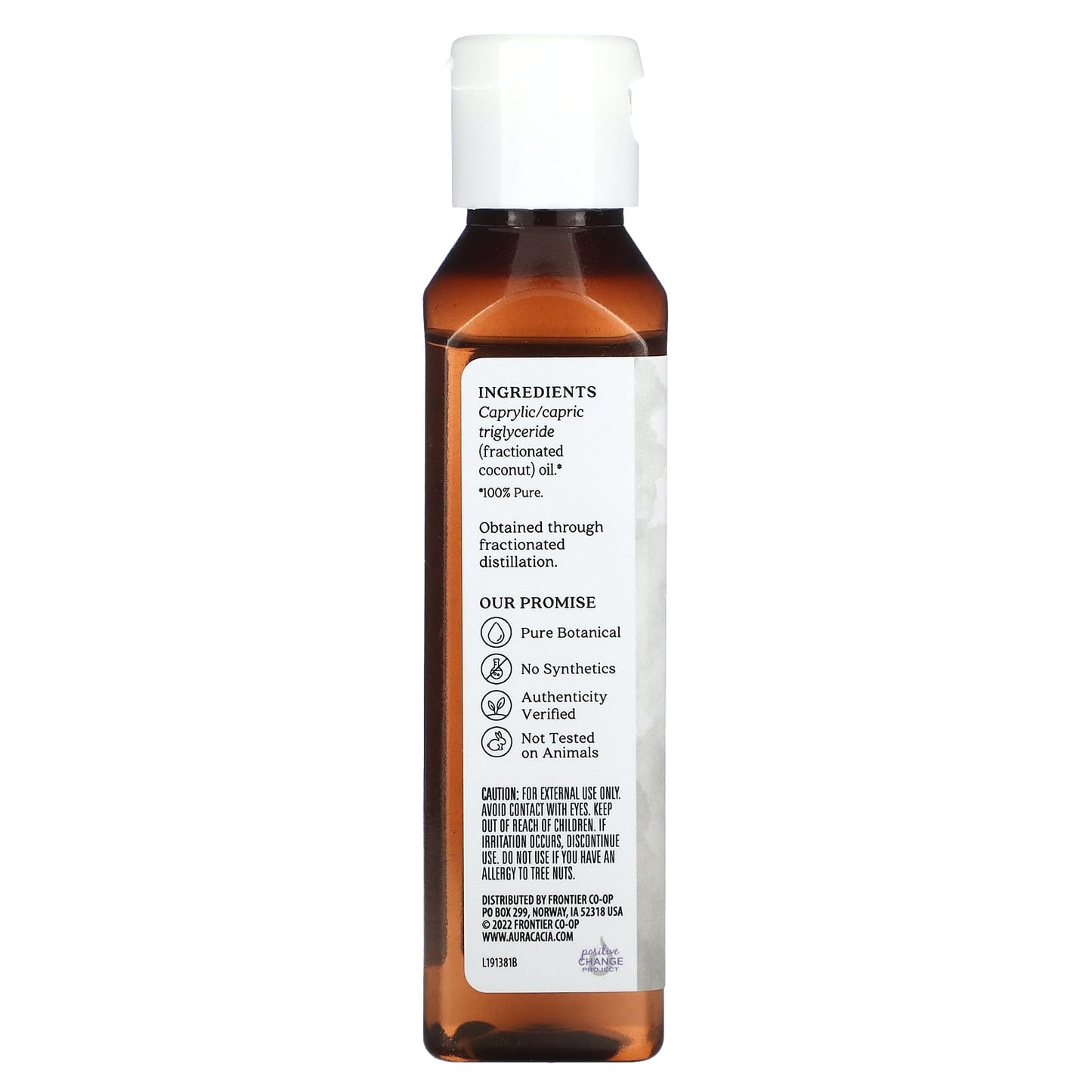 Aura Cacia, Fractionated Skin Care Oil,  Coconut , 4 fl oz (118 ml)