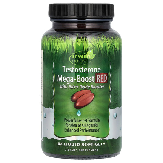 Irwin Naturals-Testosterone Mega-Boost RED-68 Liquid Soft-Gels