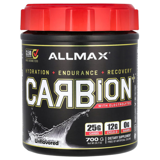 ALLMAX-CARBION+ with Electrolytes-Unflavored-24.7 oz (700 g)