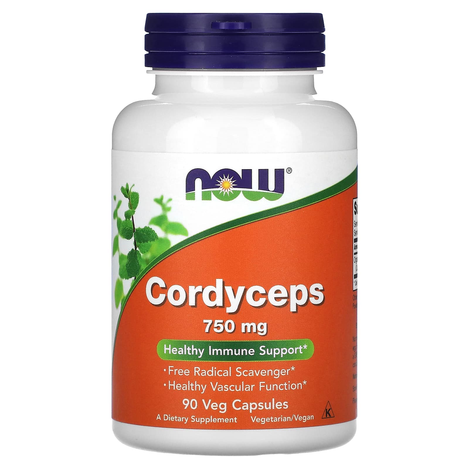 NOW Foods-Cordyceps-750mg-90 Veg Capsules