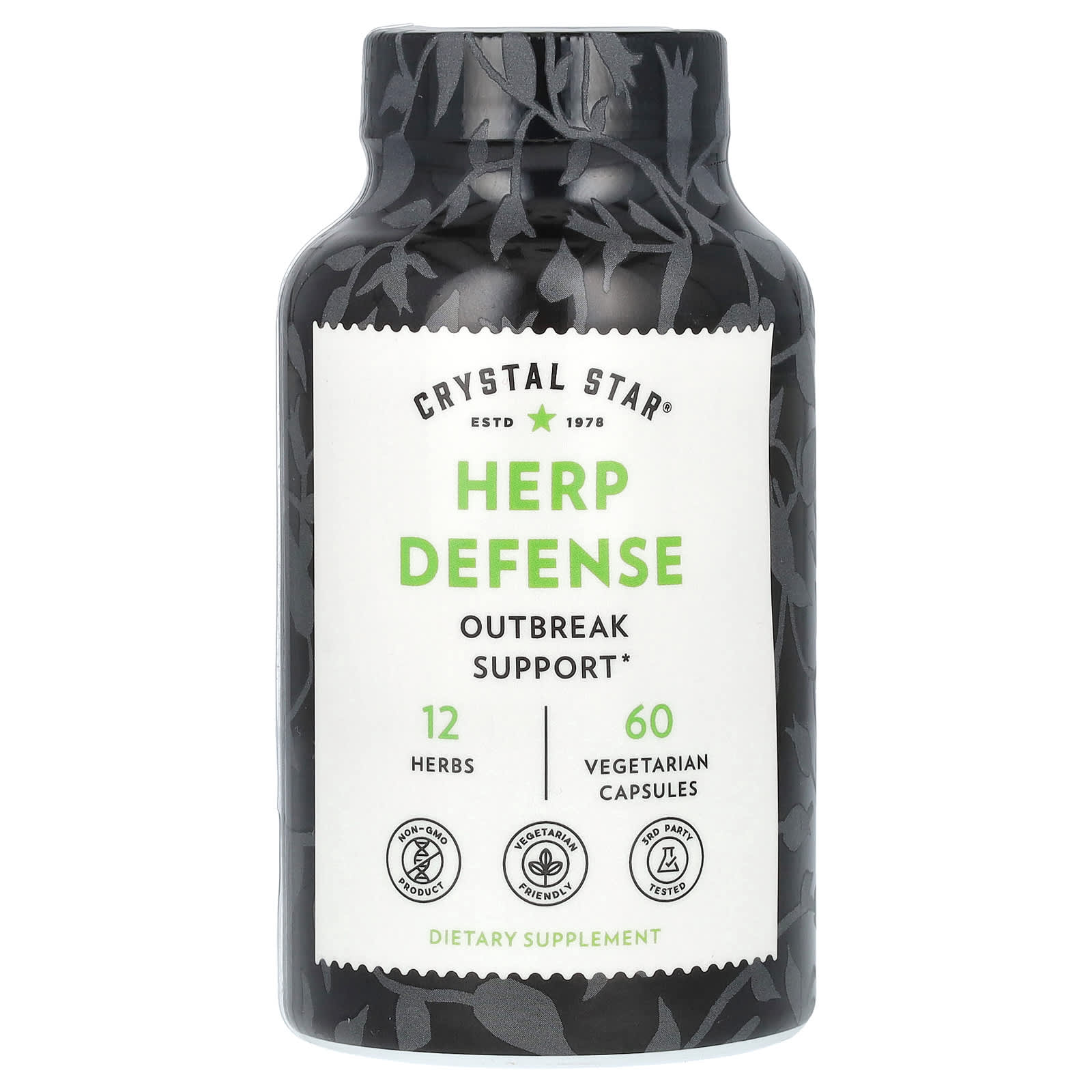 Crystal Star-Herp Defense-60 Vegetarian Capsules