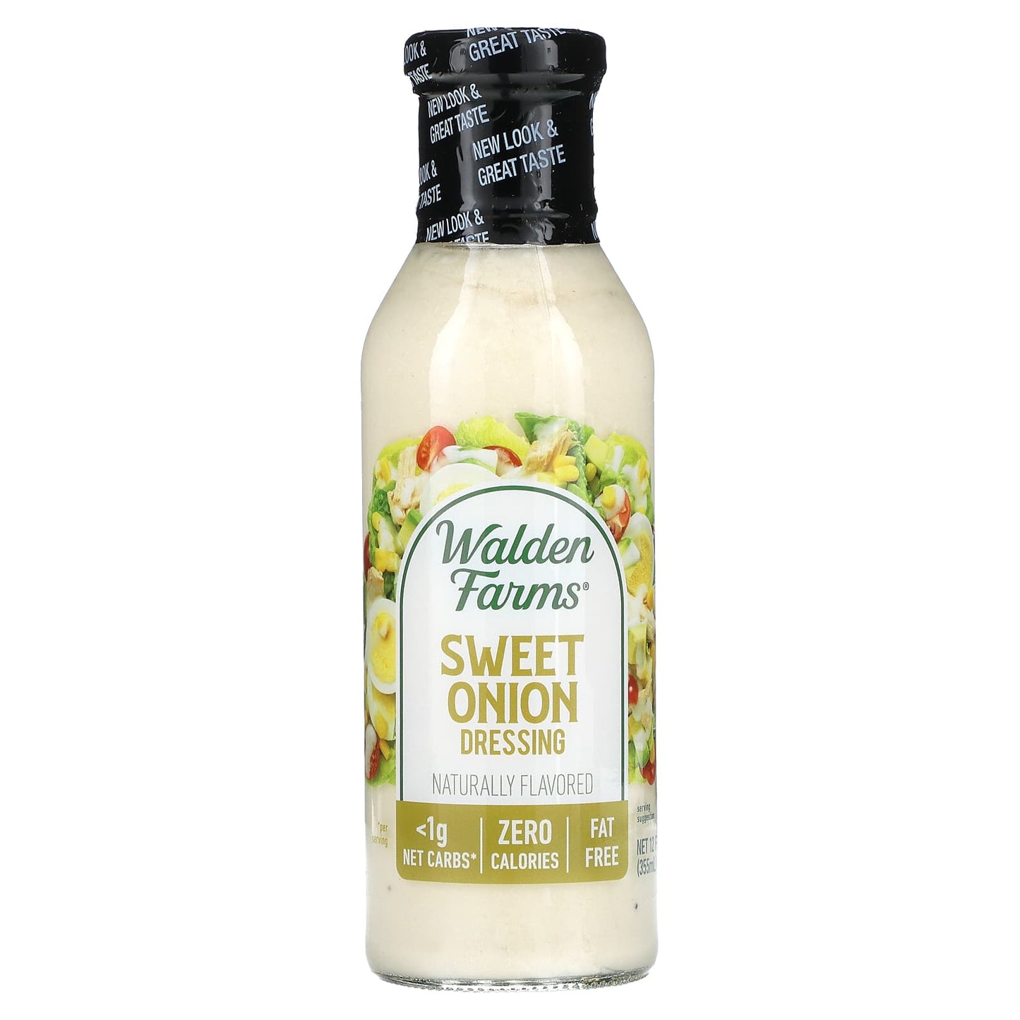 Walden Farms-Sweet Onion Dressing-12 fl oz (355 ml)