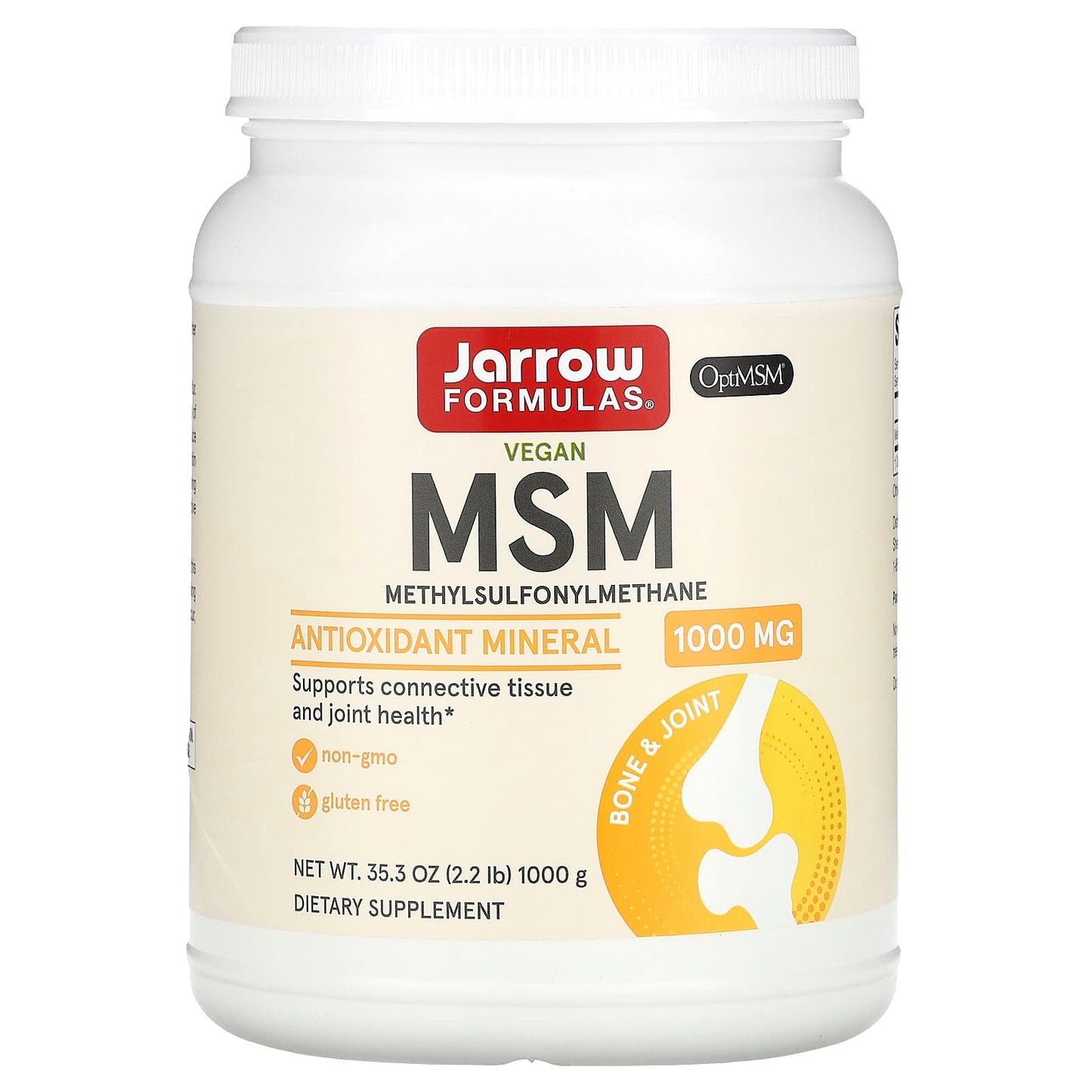 Jarrow Formulas-MSM Powder-1,000 mg-35.5 oz (1,000 g)