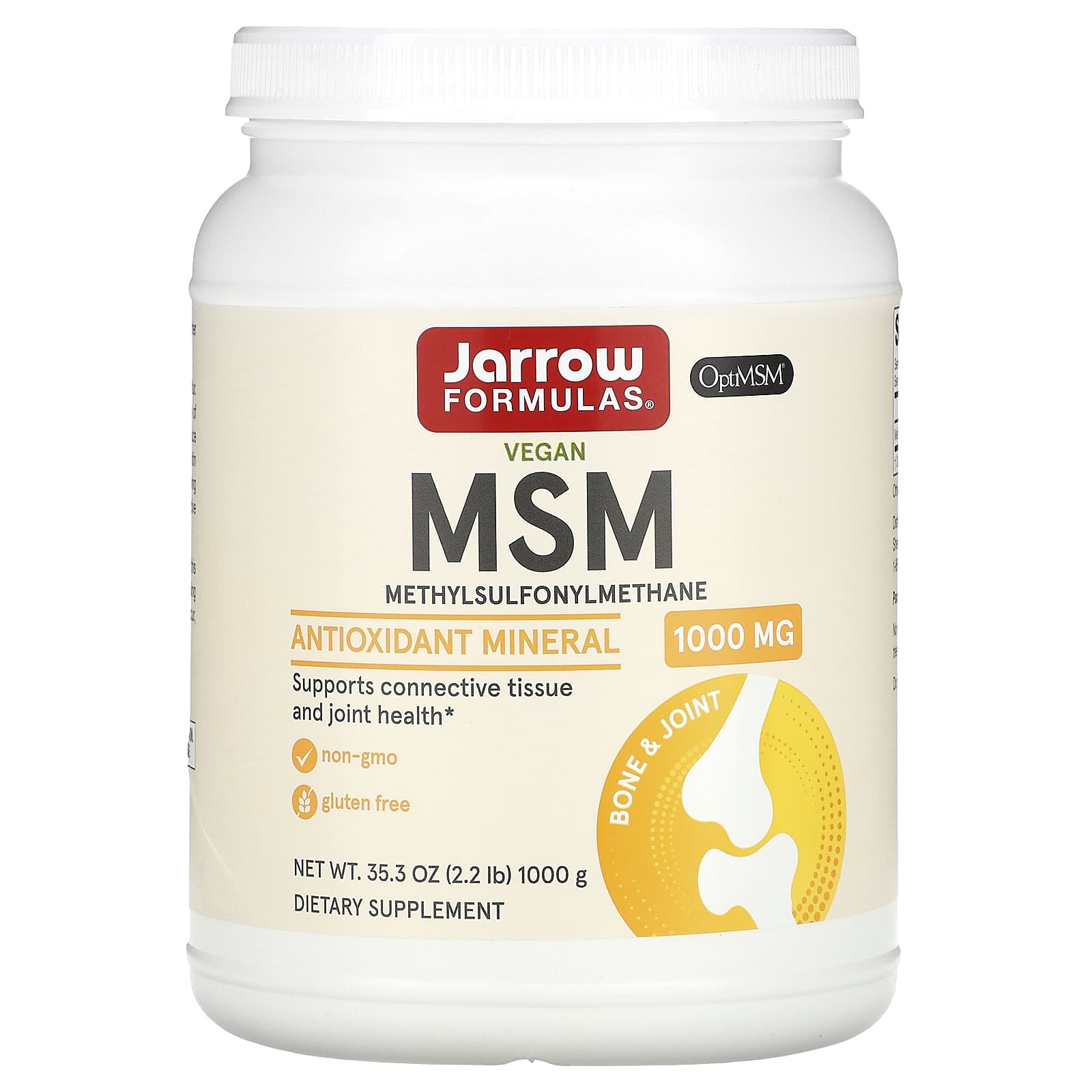 Jarrow Formulas-MSM Powder-1,000 mg-35.5 oz (1,000 g)