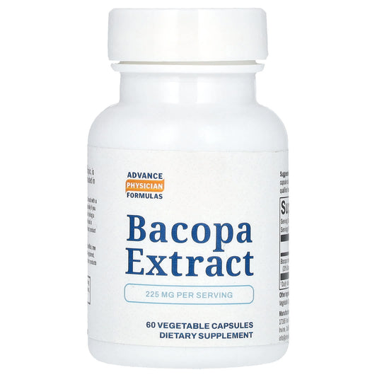 Advance Physician Formulas-Bacopa Extract-225 mg-60 Vegetable Capsules