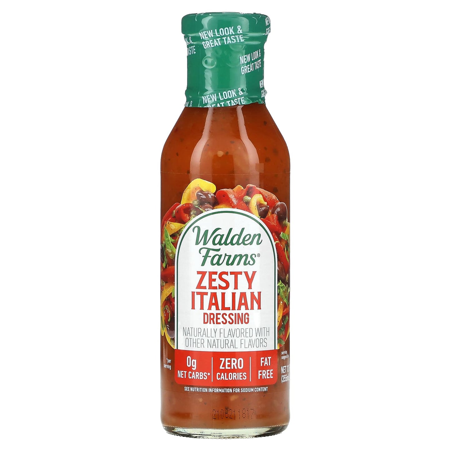 Walden Farms-Zesty Italian Dressing-12 fl oz (355 ml)