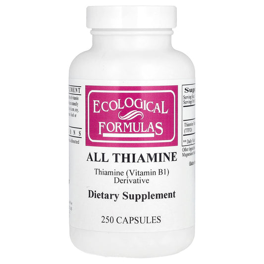 Ecological Formulas-All Thiamine-250 Capsules