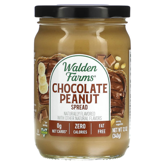 Walden Farms-Chocolate Peanut Spread-12 oz (340 g)