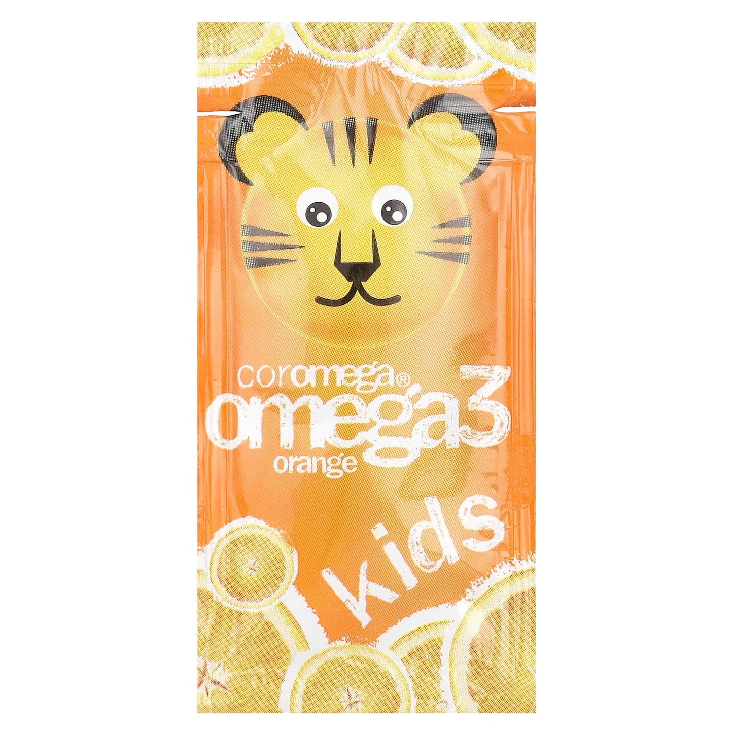 Coromega, Kids, Omega-3, Tropical Orange + Vitamin D, 30 Single Serving Packets, 2.5 g