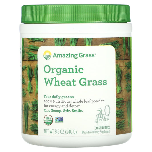 Amazing Grass-Organic Wheat Grass-8.5 oz (240 g)