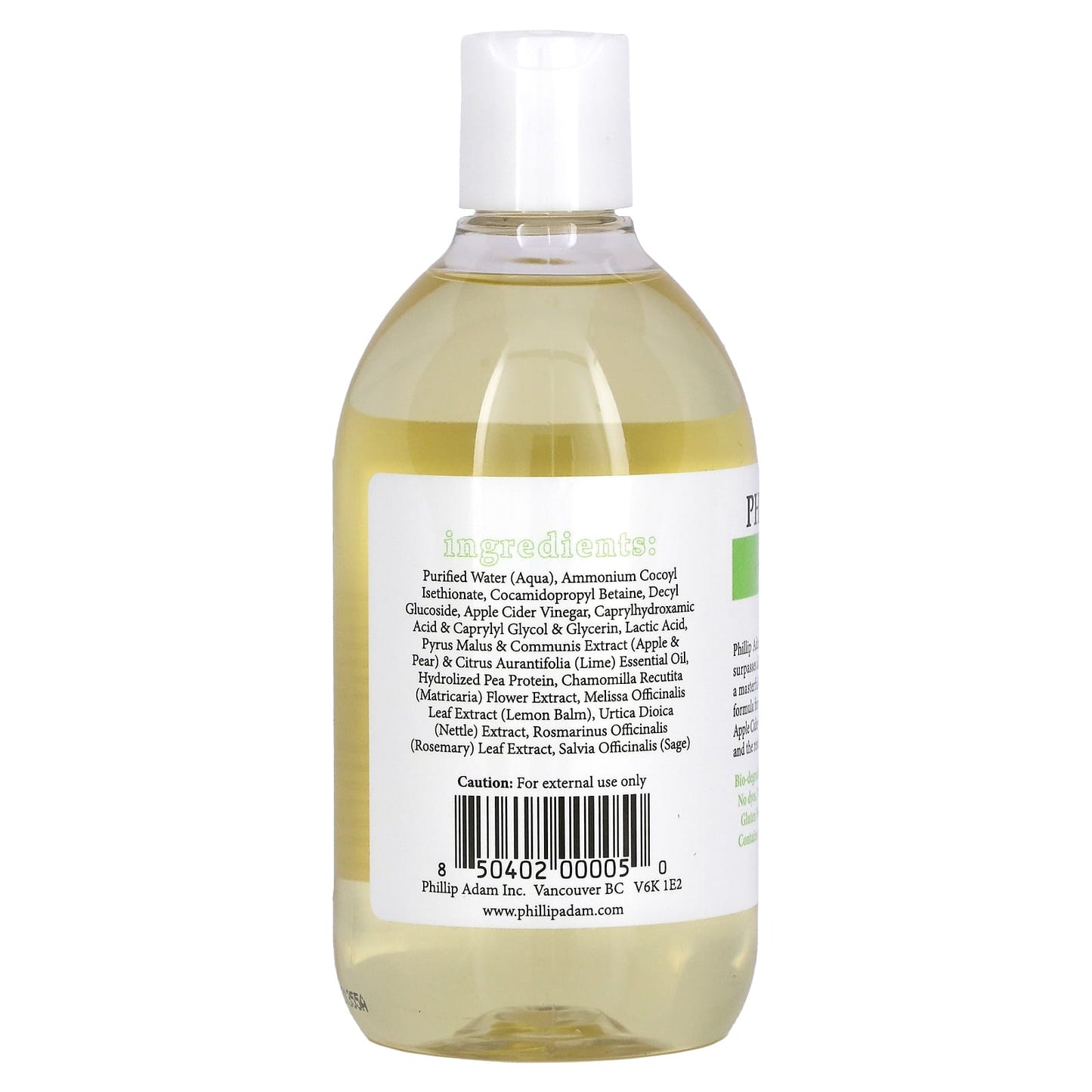 Phillip Adam, Shampoo, Apple Cider Vinegar, 12 fl oz (355 ml)