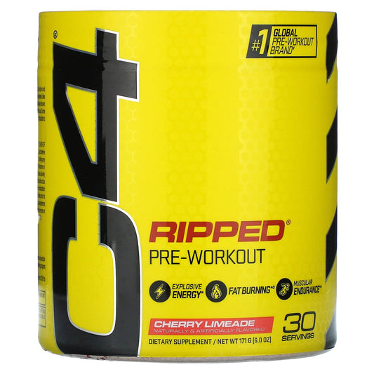 Cellucor-C4 Ripped-Pre-Workout-Cherry Limeade-6 oz (171 g)