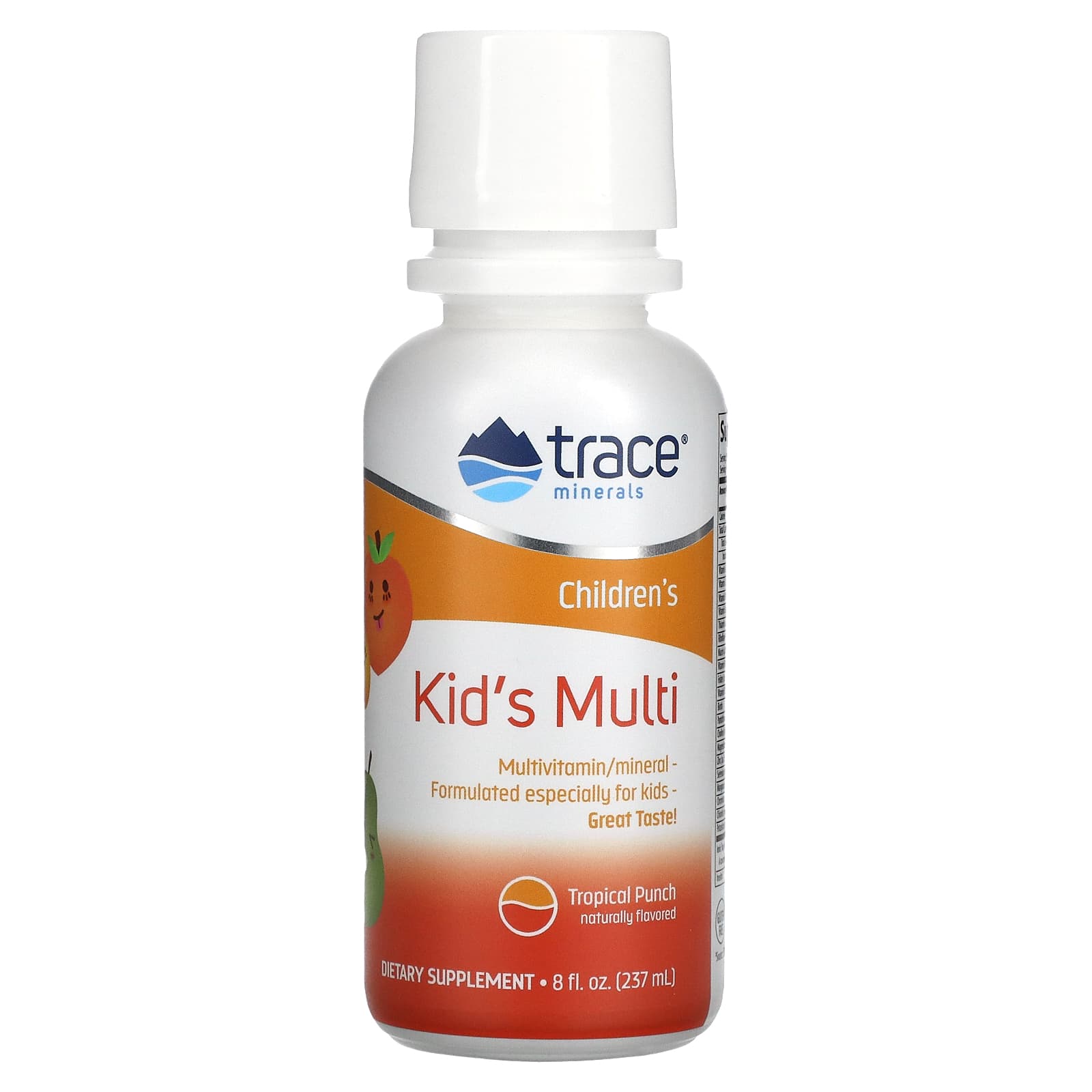 Trace Minerals ®-Kid's Multi-Tropical Punch-8 fl oz (237 ml)