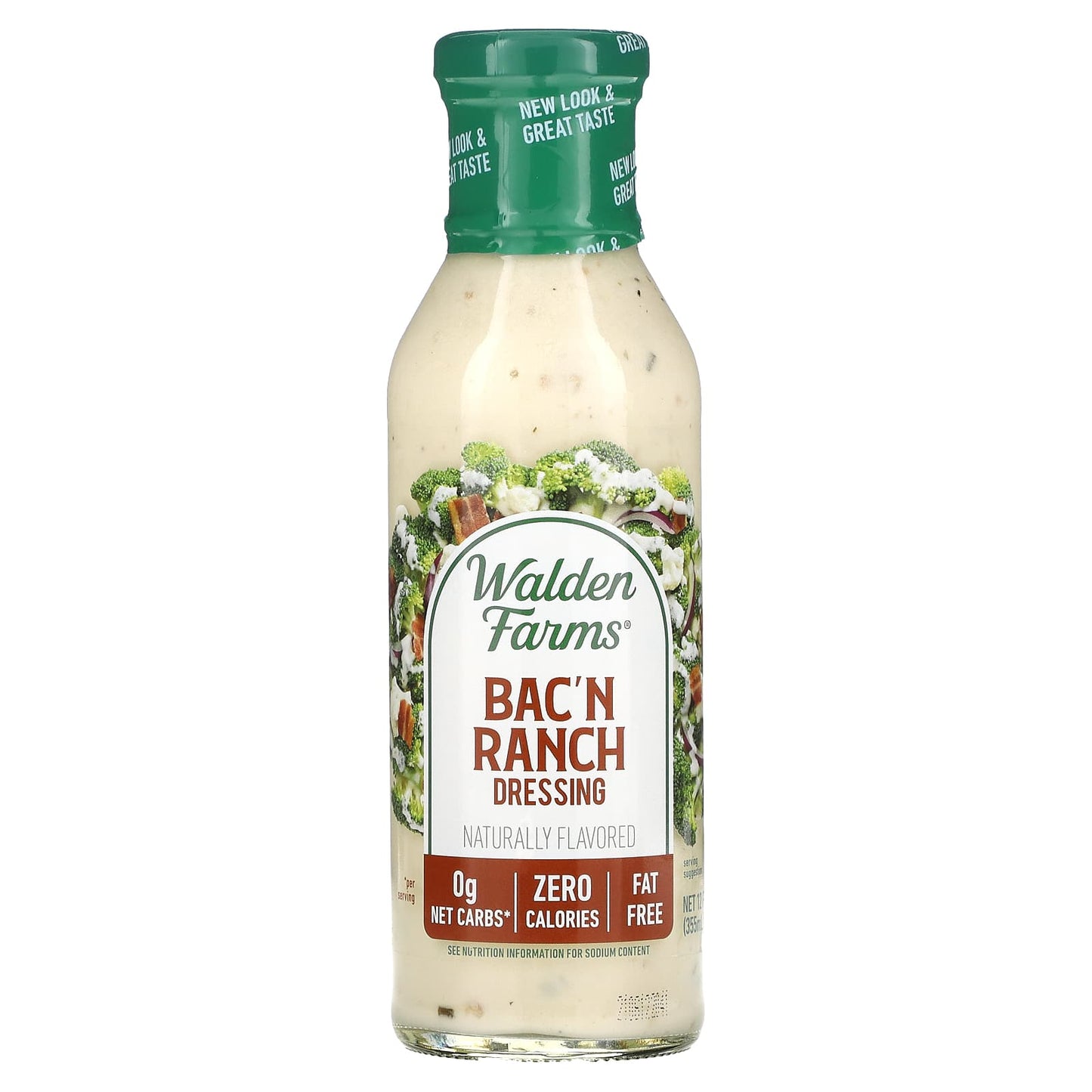 Walden Farms-Bacon Ranch Dressing-12 fl oz (355 ml)