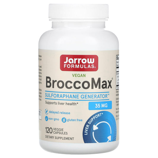 Jarrow Formulas-Vegan BroccoMax-35 mg-120 Veggie Capsules