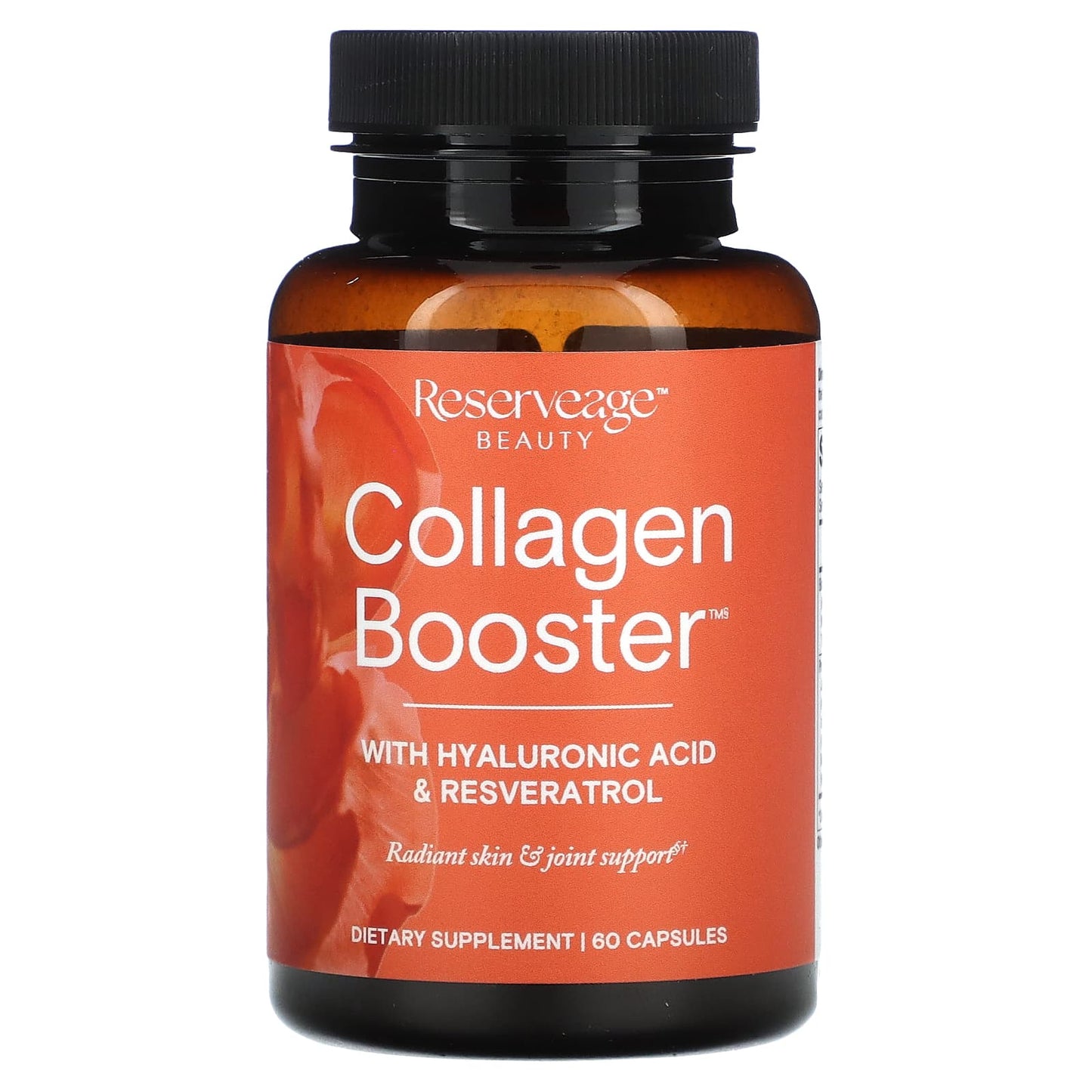 Reserveage Nutrition, Collagen Booster with Hyaluronic Acid & Resveratrol, 60 Capsules