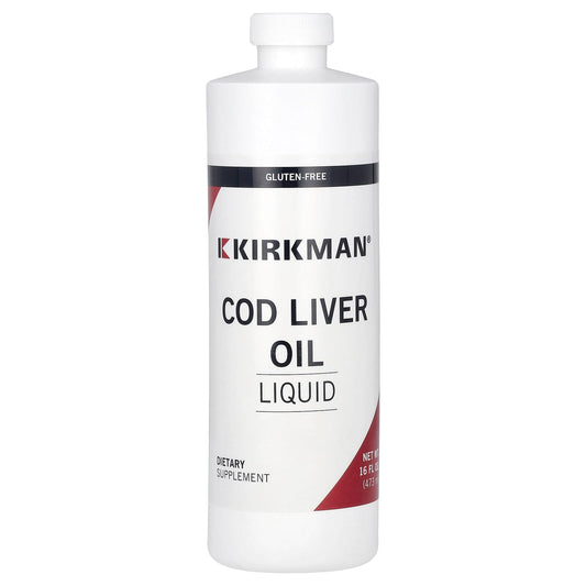 Kirkman Labs-Cod Liver Oil Liquid-16 fl oz (473 ml)