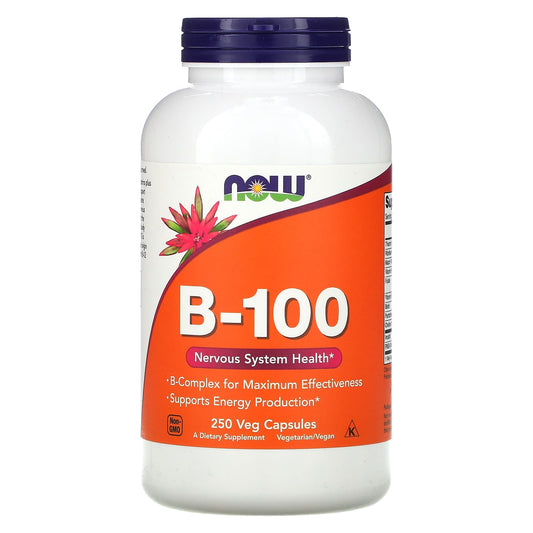 NOW Foods-B-100-250 Veg Capsules