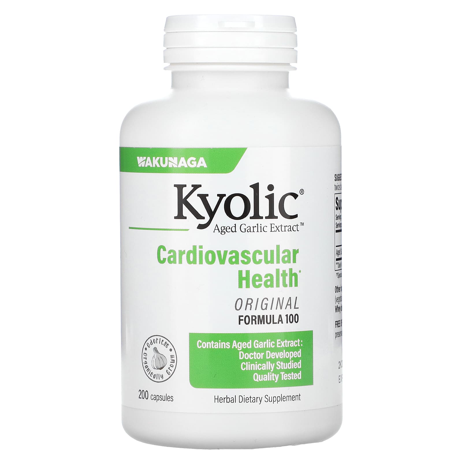 Kyolic-Aged Garlic Extract-Cardiovascular Health-Original Formula 100-200 Capsules