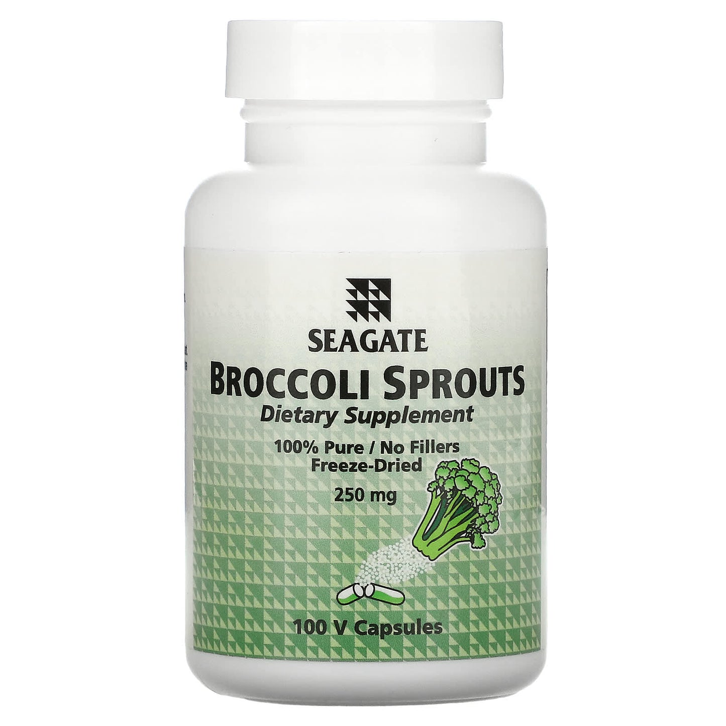 Seagate-Broccoli Sprouts-250 mg-100 V Capsules