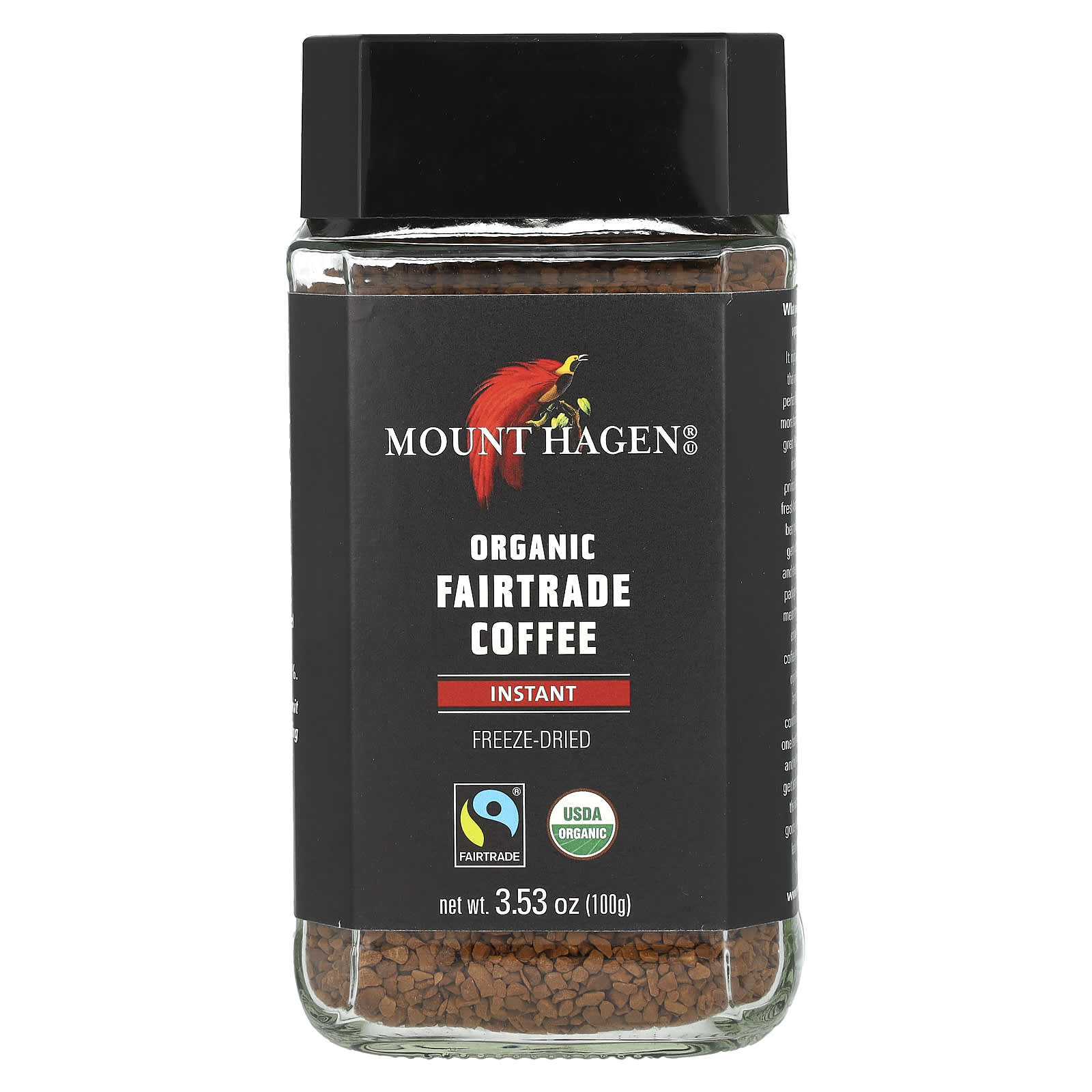 Mount Hagen-Organic Fairtrade Instant Coffee-3.53 oz (100 g)