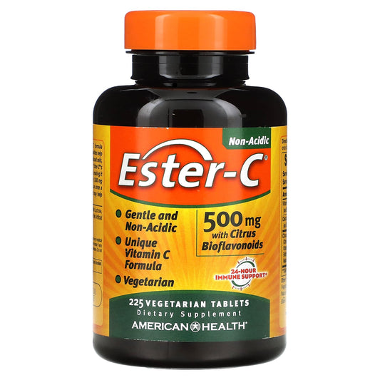 American Health-Ester-C with Citrus Bioflavonoids-500 mg-225 Vegetarian Tablets