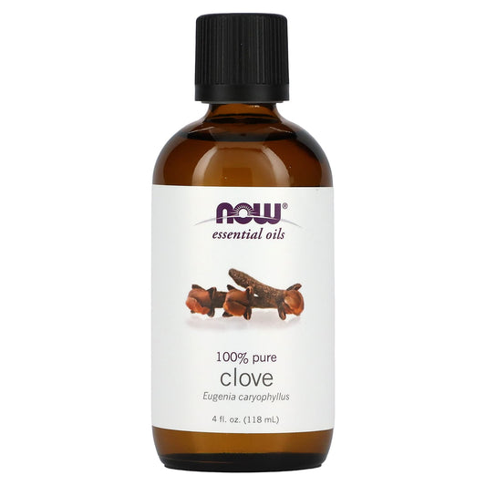 NOW Foods-Essential Oils-Clove-4 fl oz (118 ml)