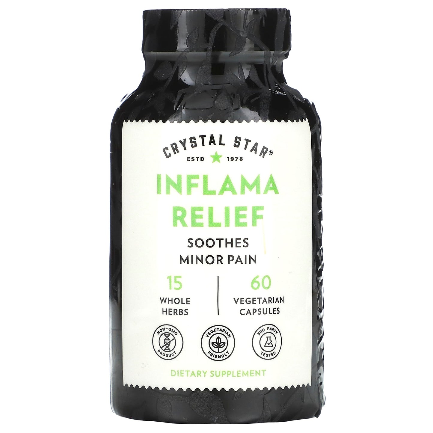 Crystal Star-Inflama Relief-60 Vegetarian Capsules