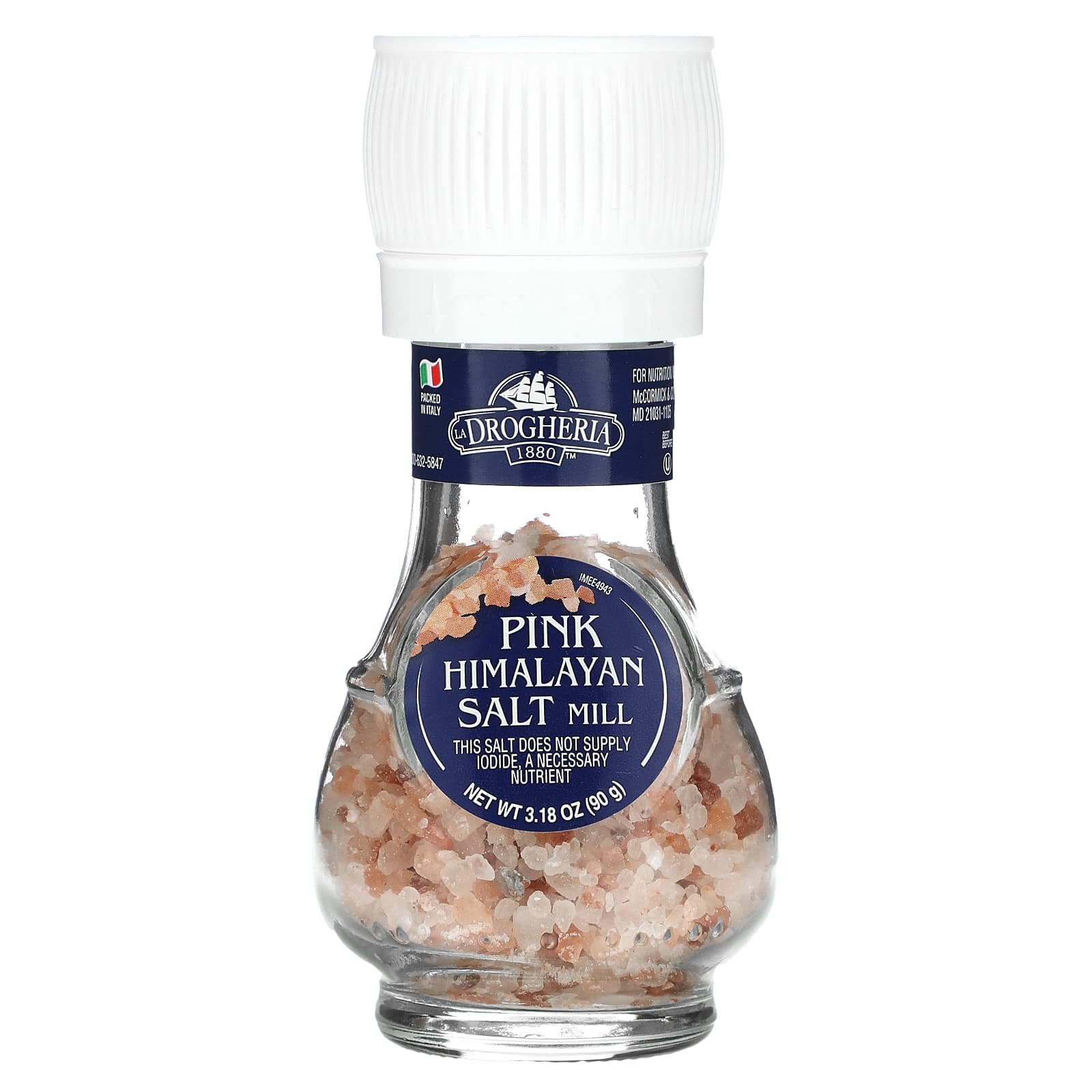 Drogheria & Alimentari-Pink Himalayan Salt Mill-3.18 oz (90 g)