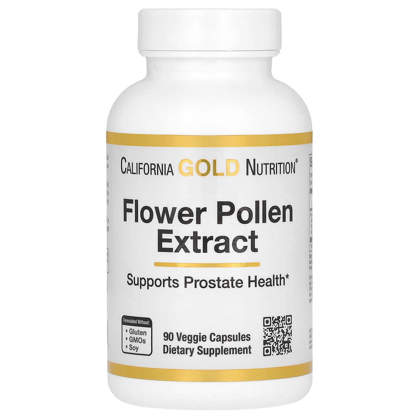 California Gold Nutrition-Flower Pollen Extract-90 Veggie Capsules