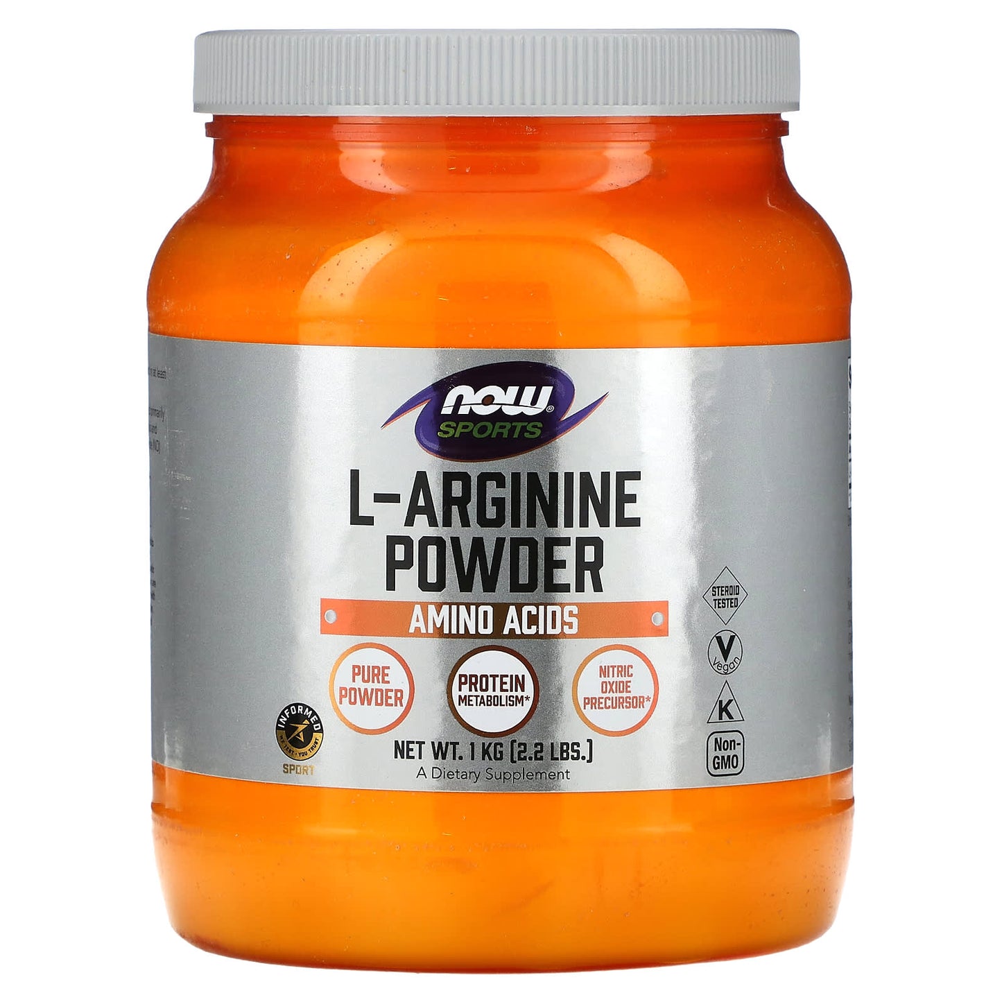 NOW Foods-Sports-L-Arginine Powder-2.2 lbs (1 kg)