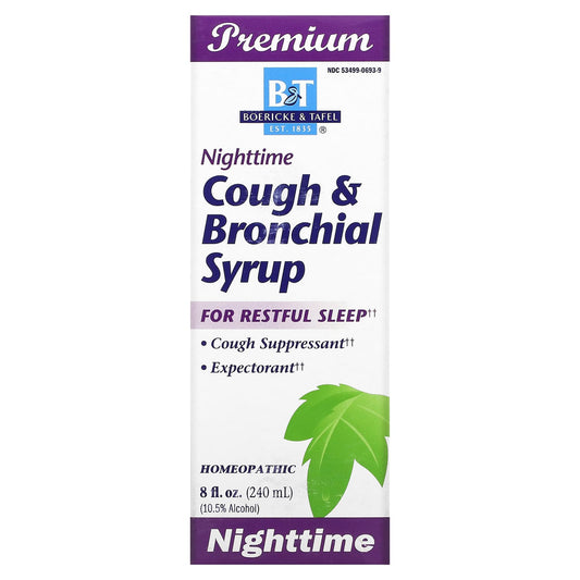 Boericke & Tafel-Cough & Bronchial Syrup-Nighttime-8 fl oz (240 ml)