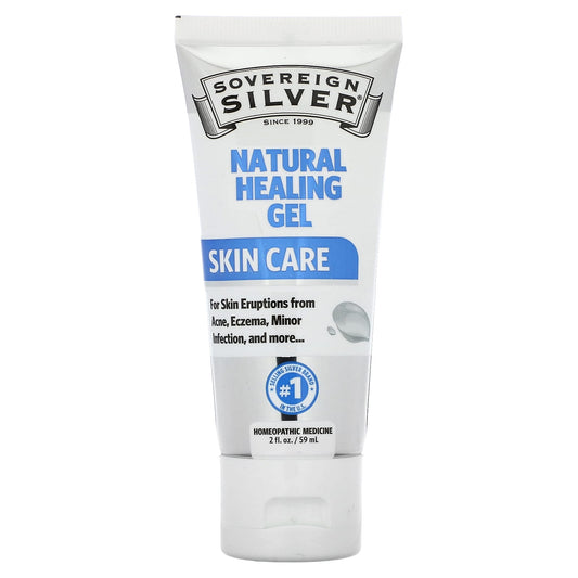 Sovereign Silver-Natural Healing Gel-Skin Care -2 fl oz (59 ml)