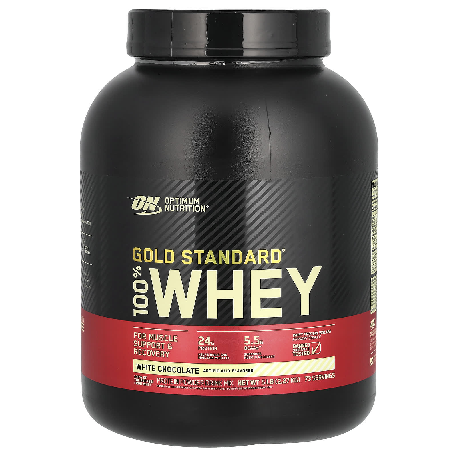 Optimum Nutrition-Gold Standard 100% Whey-White Chocolate-5 lb (2.27 kg)