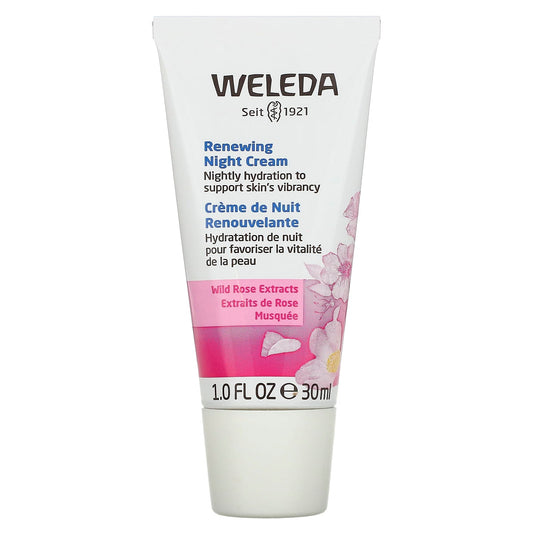 Weleda-Renewing Night Cream-Wild Rose Extracts-1 fl oz (30 ml)