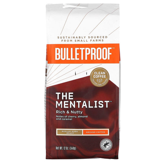 BulletProof-Coffee-The Mentalist-Ground-Medium-Dark Roast-12 oz (340 g)