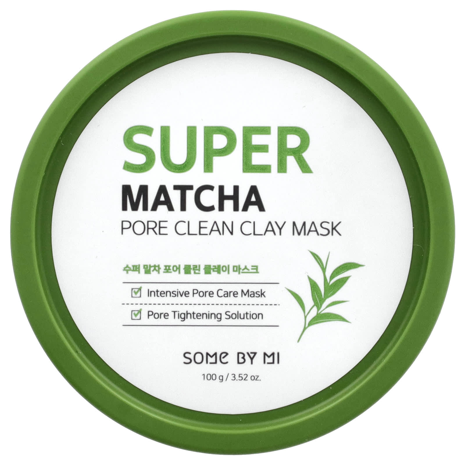 SOME BY MI-Super Matcha Pore Clean Clay Beauty Mask-3.52 oz (100 g)