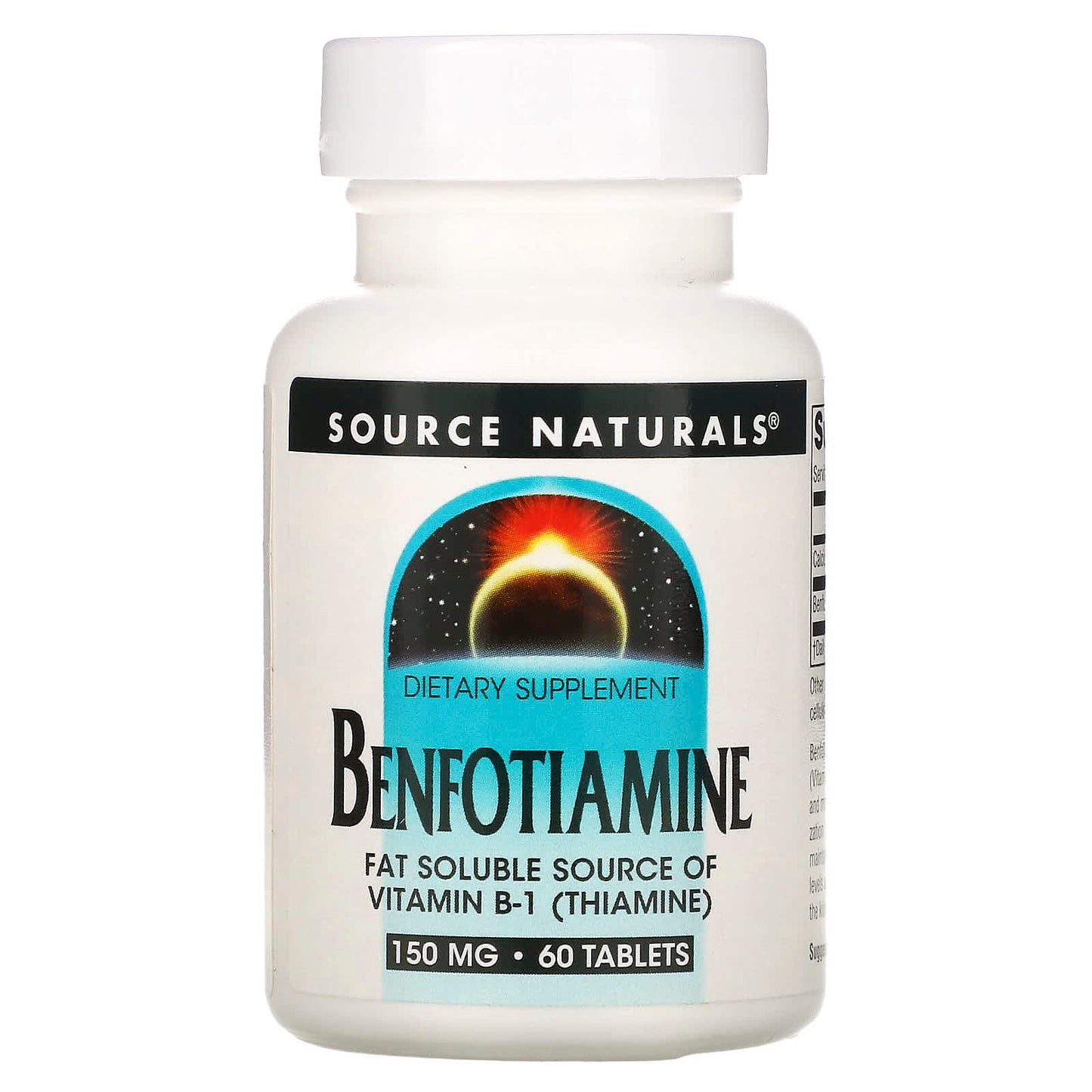 Source Naturals-Benfotiamine-150 mg-60 Tablets