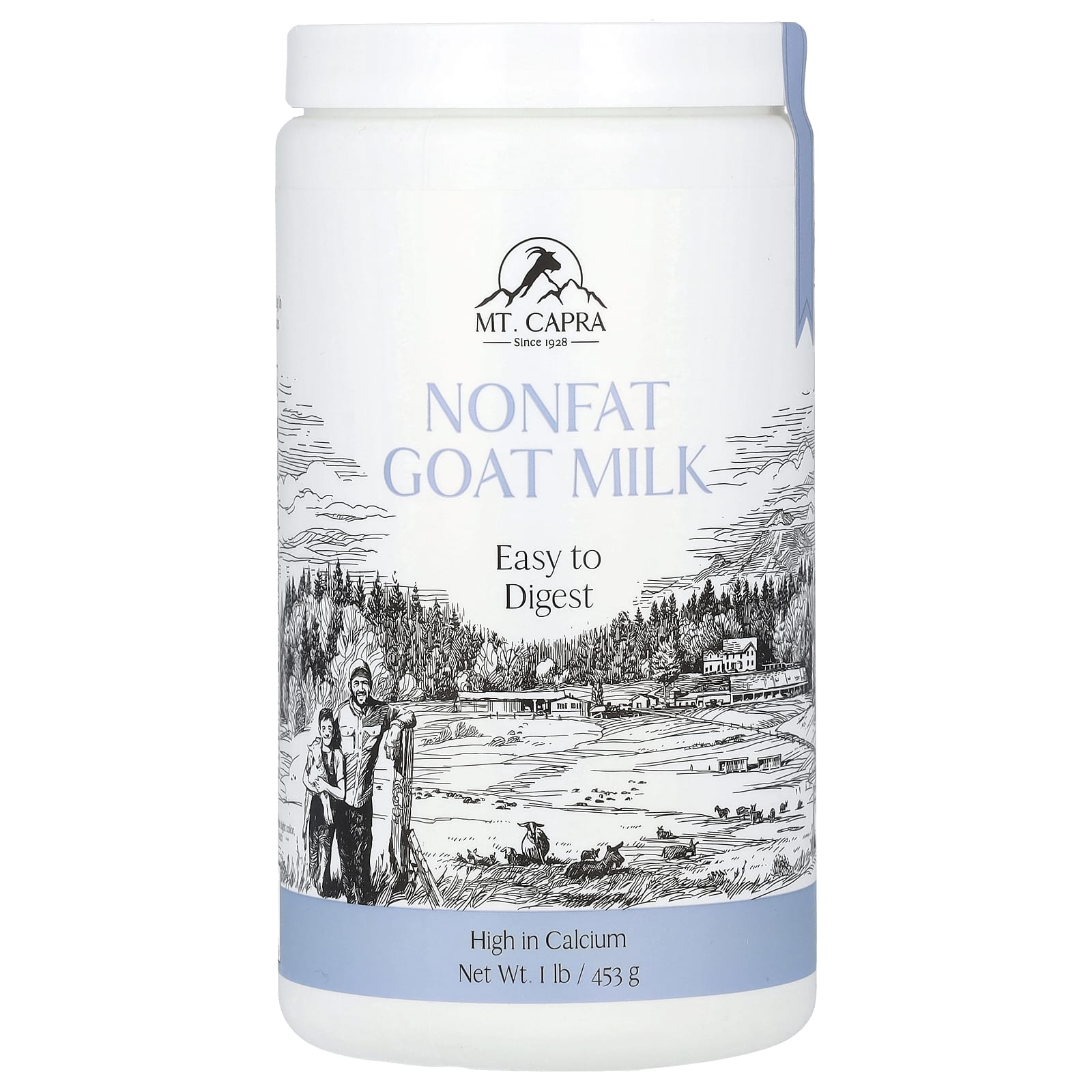 Mt. Capra-Nonfat Goat Milk-1 lb (453 g)