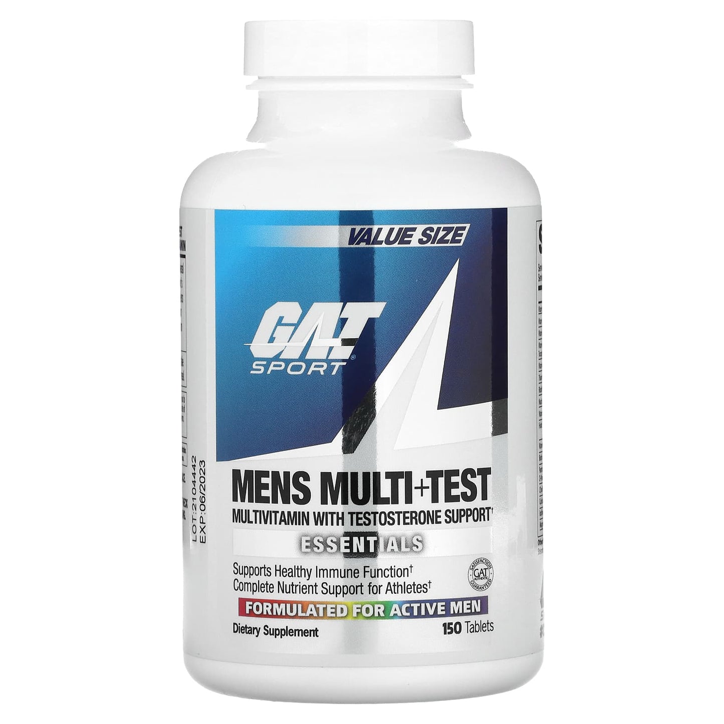 GAT, Mens Multi + Test, 150 Tablets