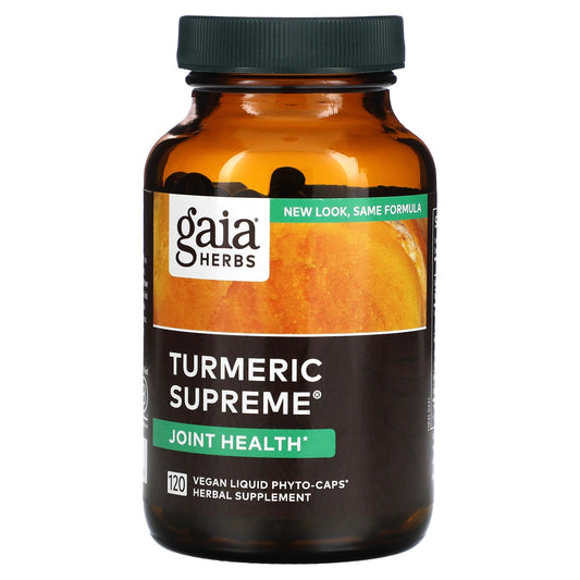 Gaia Herbs-Turmeric Supreme-120 Vegan Liquid Phyto-Caps