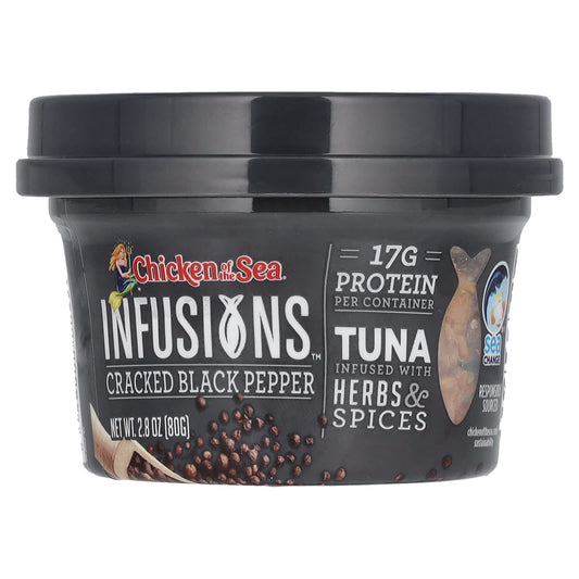 Chicken of the Sea-Infusions Wild Caught Tuna-Cracked Black Pepper-2.8 oz ( 80 g)