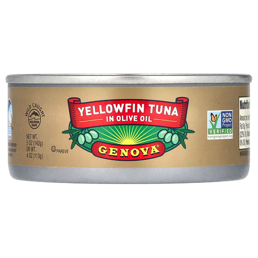 Genova-Yellowfin Tuna In Olive Oil-5 oz (142 g)