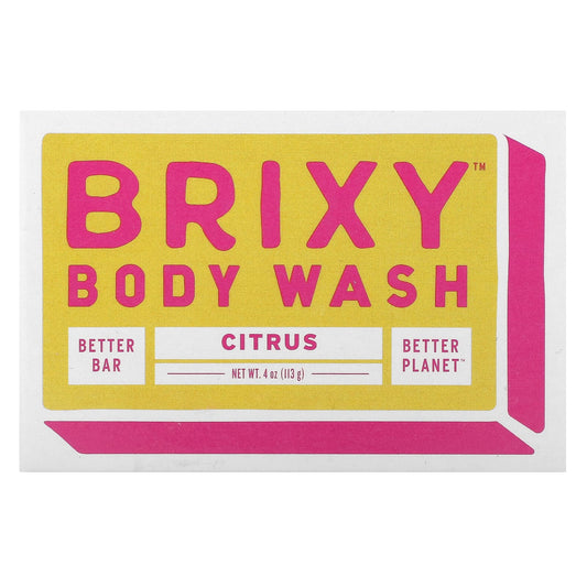 Brixy-Body Wash Bar-Citrus-4 oz (113 g)