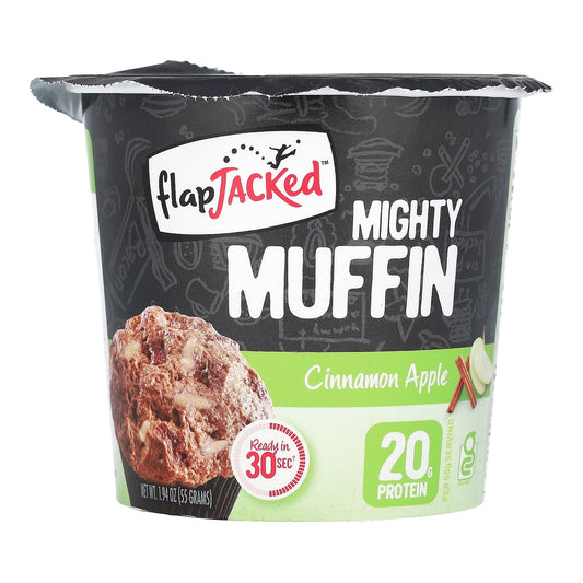 FlapJacked-Mighty Muffin-Cinnamon Apple-1.94 oz (55 g)