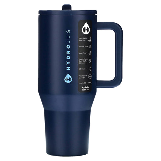 HydroJug-Traveler Tumbler-Navy-40 oz