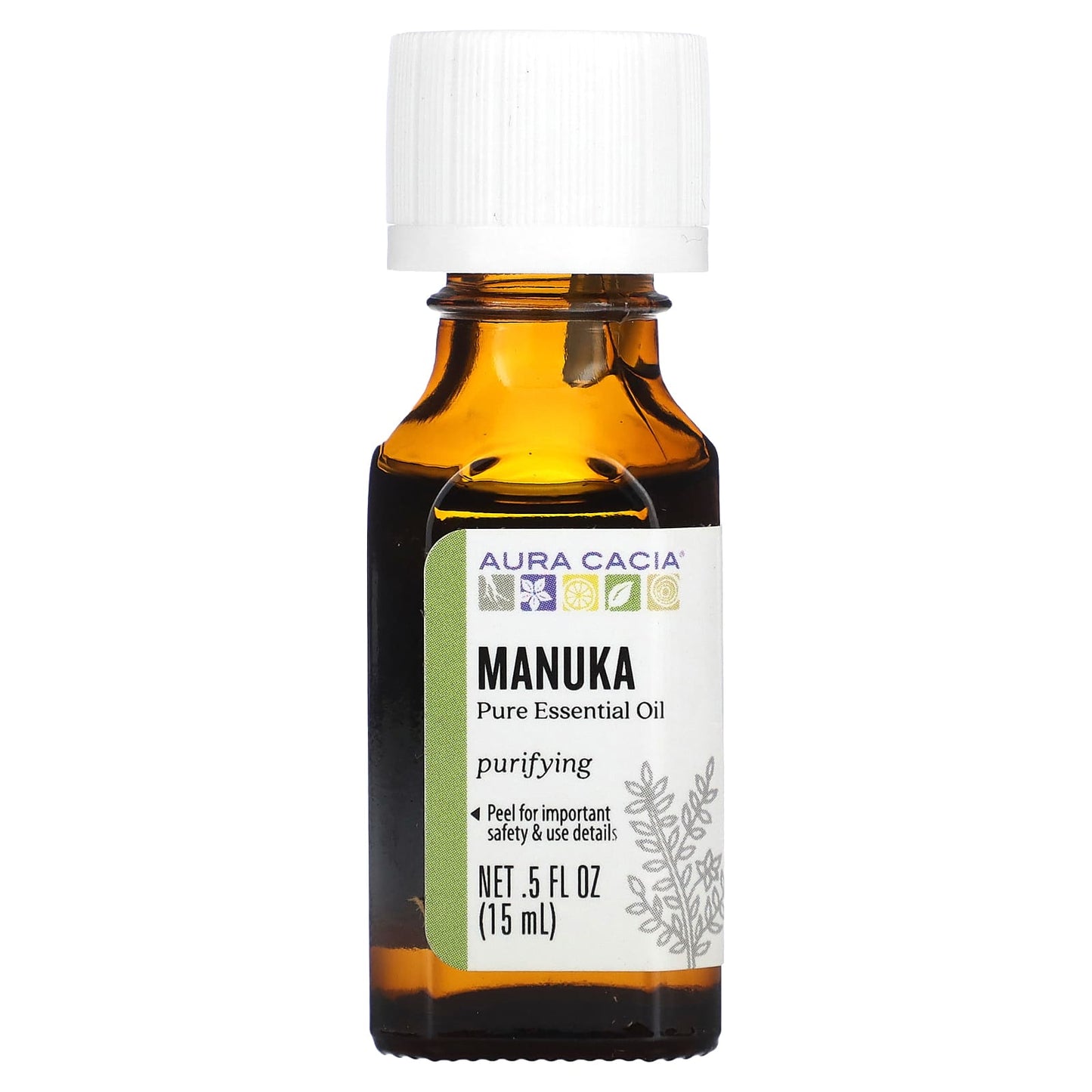 Aura Cacia-Pure Essential Oil-Manuka-0.5 fl oz (15 ml)