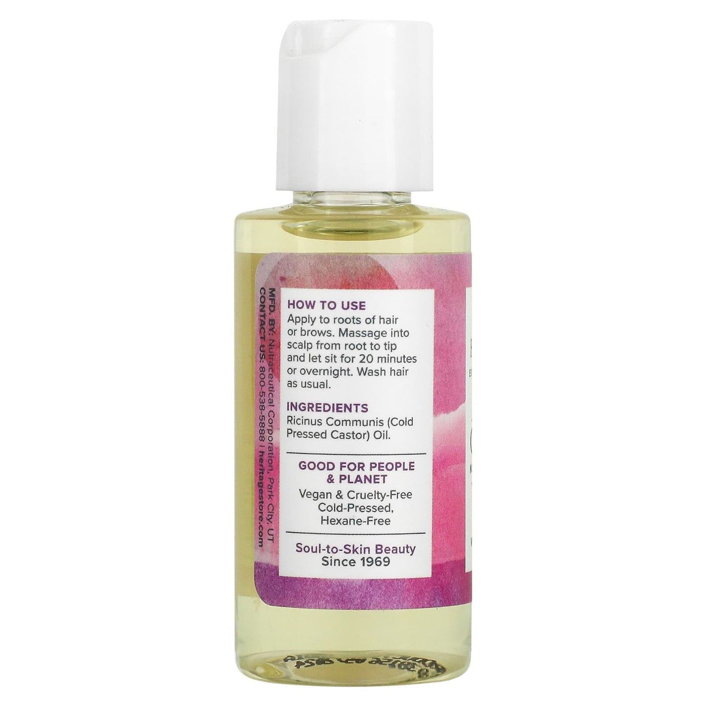 Heritage Store, Castor Oil, Nourishing Treatment, 2 fl oz (59 ml)